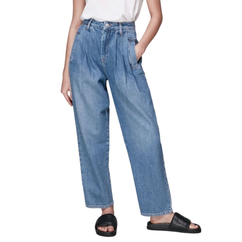 Whistles Authentic Pleat Front Jean Size 30